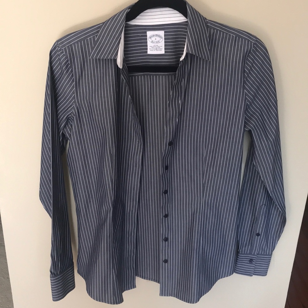Brook Brothers striped shirt.
